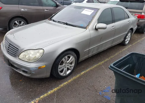 2003 Mercedes-Benz S 500 из США, поврежденный, VIN WDBNG75J63A366294